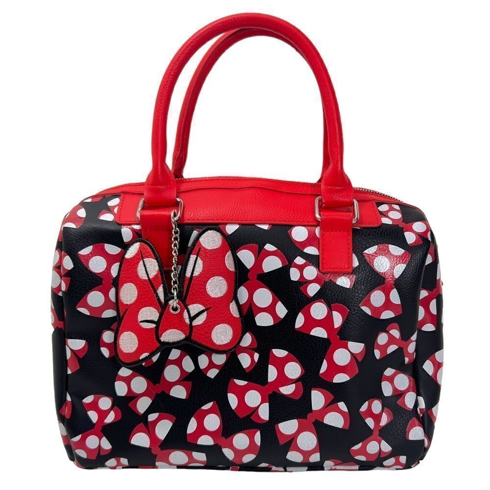 Disney Parks Minnie MouseโBows All Over Barrel Bag